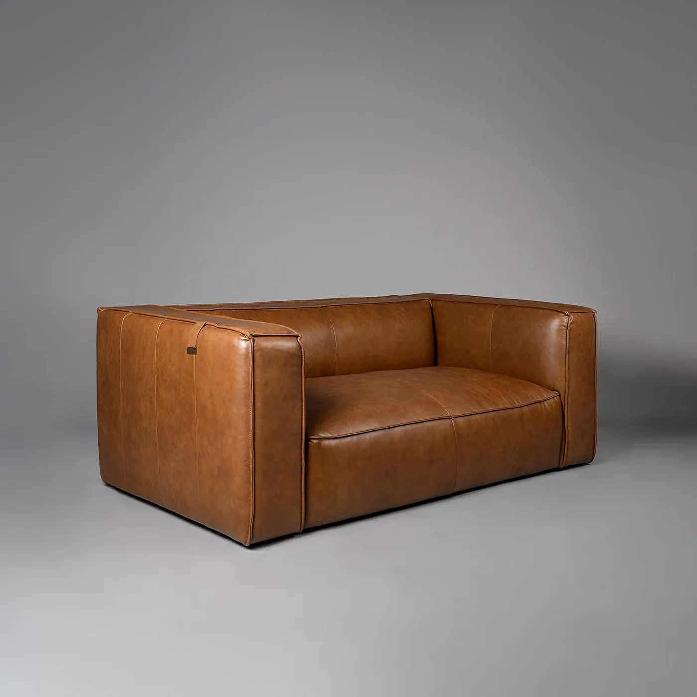 Praya Two Seater Sofa Brown