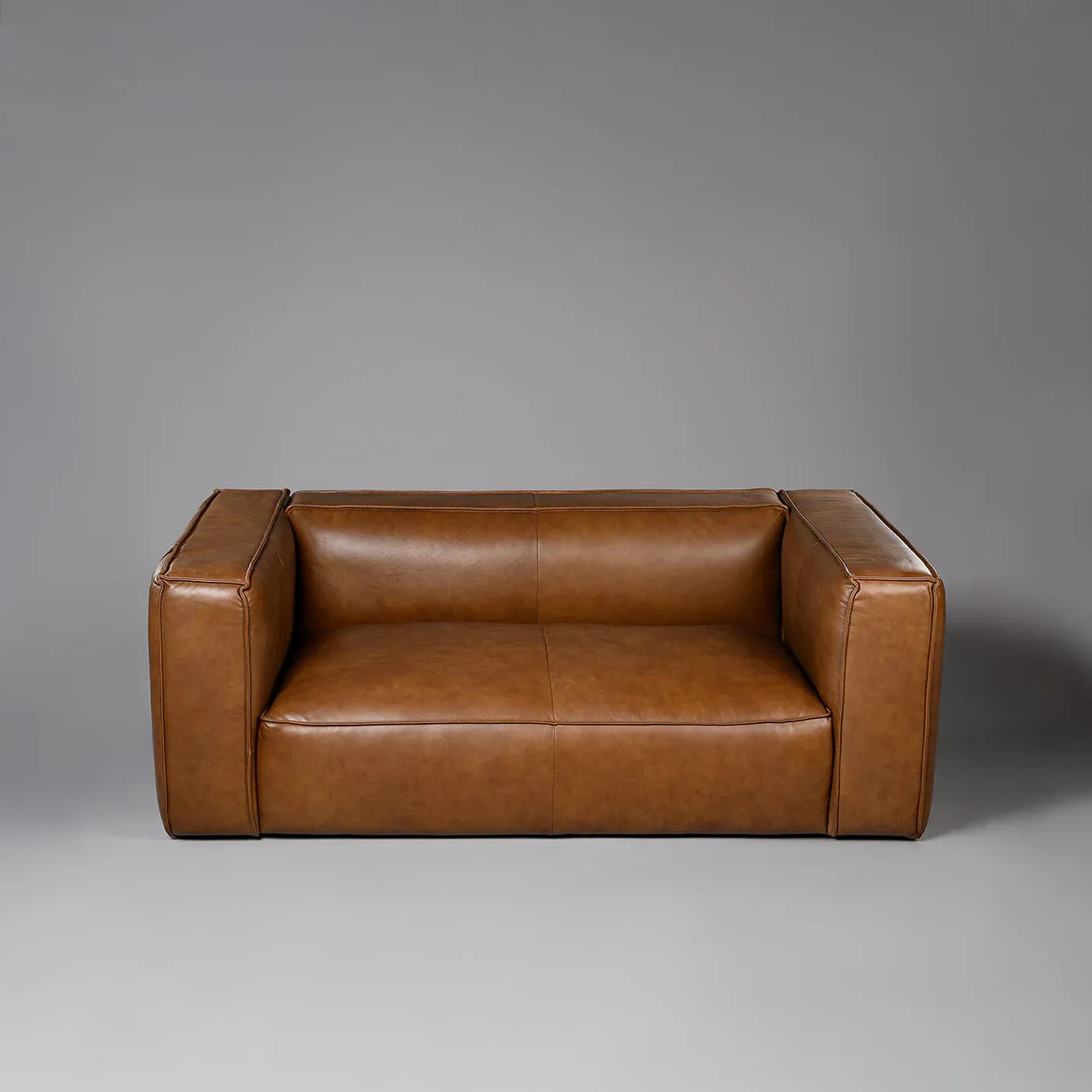 Praya Two Seater Sofa Brown