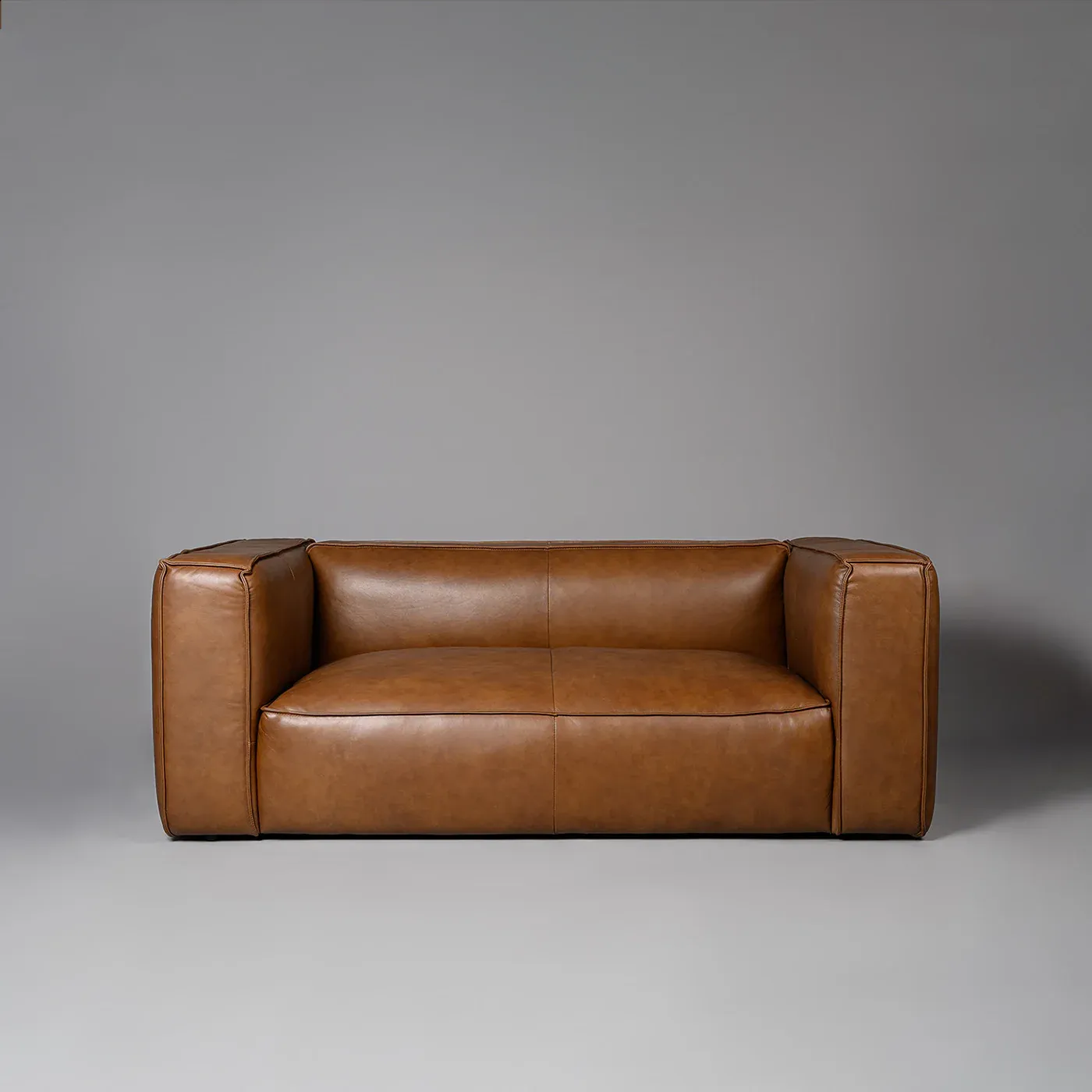 Praya Two Seater Sofa Brown